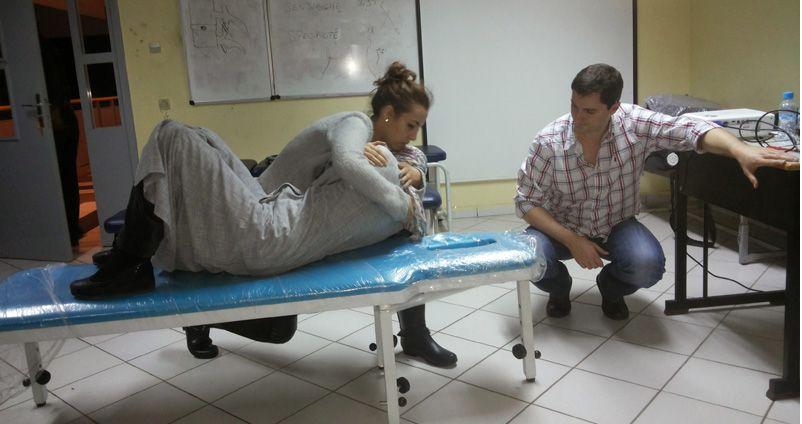 Compression de poitrine